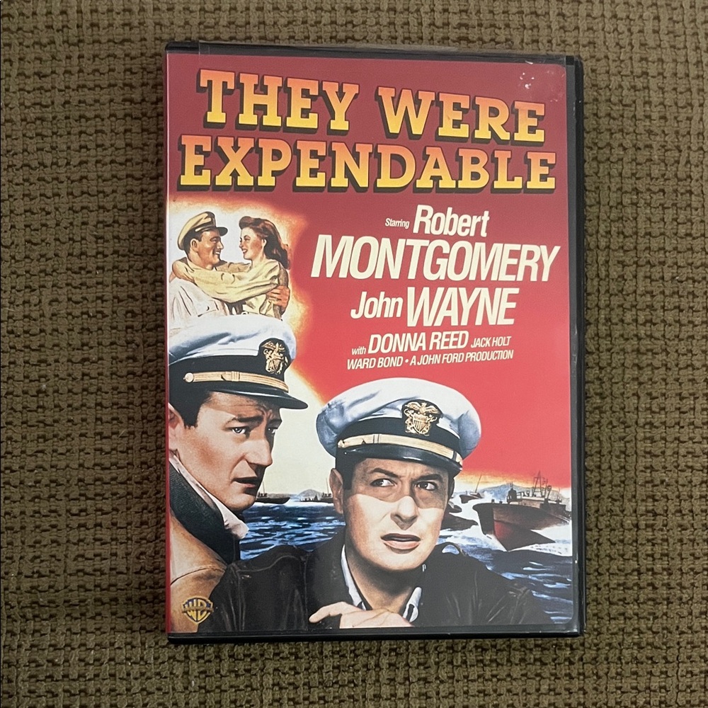 They Were Expendable DVD with Robert Montgomery and John Wayne